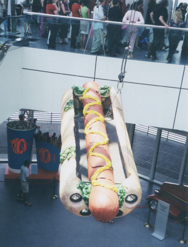 Giant hot dog